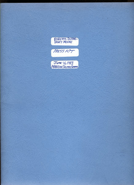 Duran,Roberto-Moore Press Kit  1993