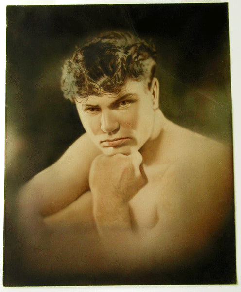 Dempsey, Jack Vintage Colorized Photograph (early 1920's)