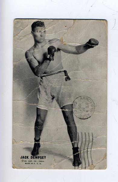 Dempsey,Jack Antique Exhibit Card