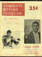 ALI, MUHAMMAD-BUSTER MATHIS ORIGINAL CLOSED CIRCUIT PROGRAM (1971)