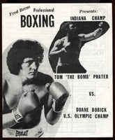 Bobick,Duane-Prater Official Program  1978