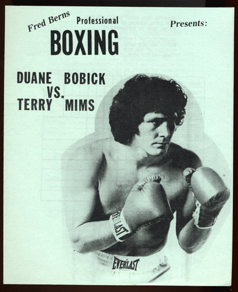 Bobick,Duane-Mims Official Program  1978