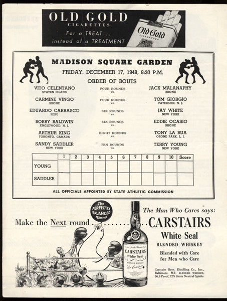 Saddler,Sandy-Young Official Program  1948