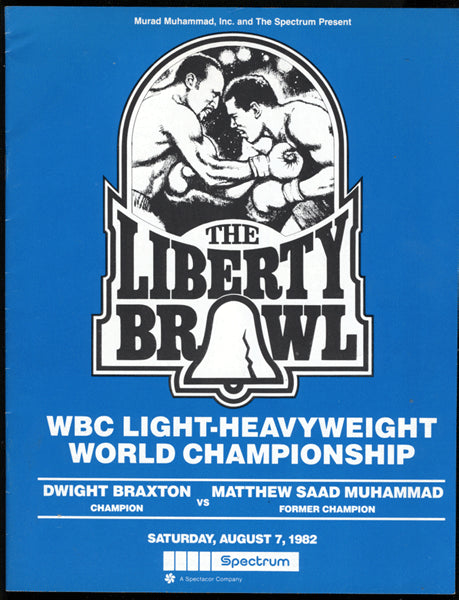 Braxton,Dwight-Muhammad Official Program  1982