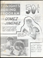 Gomez,Wilfredo-Jimenez Souvenir Program  1979