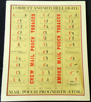 CORBETT-MITCHELL TOBACCO ADVERTISING POSTER (1894)