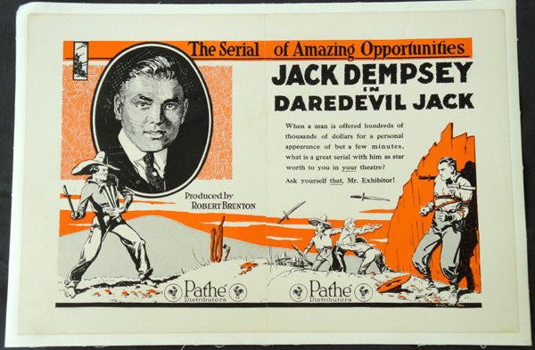 DEMPSEY, JACK DAREDEVIL JACK POSTER