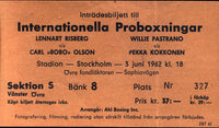 OLSON, BOBO-RISBERG OFFICIAL TICKET