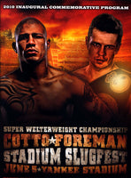 COTTO, MIQUEL-YURI FOREMAN OFFICIAL PROGRAM (2010)