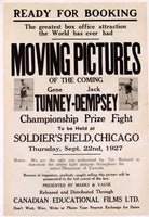 DEMPSEY-TUNNEY II FIGHT FILM POSTER (1927)