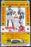 ALI, MUHAMMAD-GEORGE CHUVALO II SIGNED ON SITE POSTER (1972)