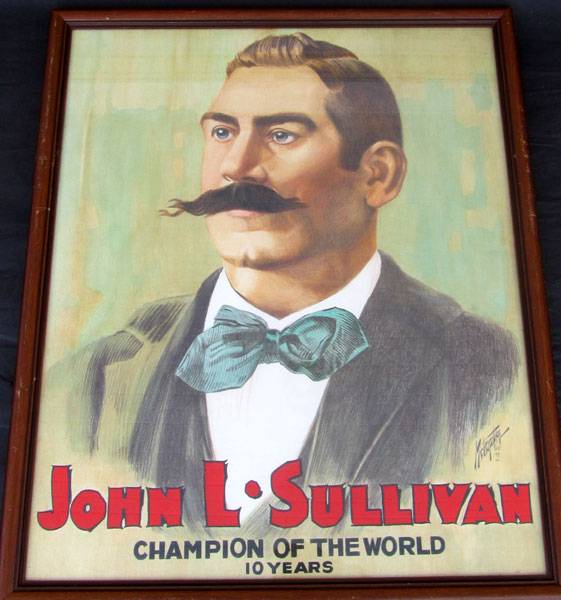 SULLIVAN, JOHN L. ORIGINAL LITHOGRAPH (1892)