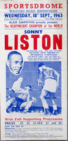 LISTON, SONNY ON SITE EXHIBITION BROADSIDE (1963)