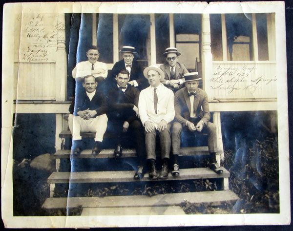 DEMPSEY, JACK LARGE FORMAT TRAINING CAMP PHOTO (FOR FIRPO FIGHT 1923)