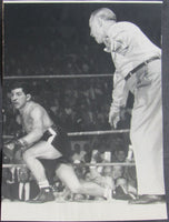 DEMARCO, TONY LARGE FORMAT PHOTO (1955-1st BASILIO FIGHT)