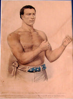 HEENAN, JOHN C. ORIGINAL PRINT (1860)