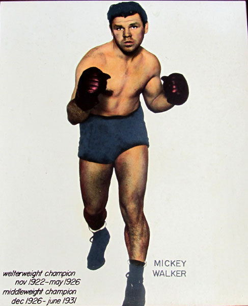 WALKER, MICKEY LARGE FORMAT COLORIZED PHOTOGRAPH (1940'S)