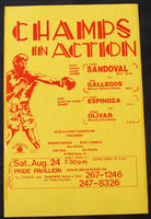 SANDOVAL, RICHIE-JOSE GALLEGOS  ON SITE POSTER (1985)