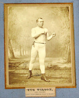 WILSON, TUG (JOE COLLINS) ANTIQUE LARGE FORMAT PHOTOGRAPH (1882)