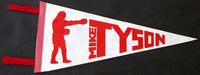 TYSON, MIKE SOUVENIR PENNANT (MID 1980'S)