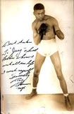 ROBINSON, SUGAR RAY SIGNED PHOTOGRAPH (18 YEARS OLD-JSA)