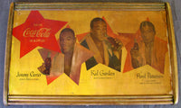 PATTERSON, FLOYD & KID GAVILAN & JIMMY CARTER COCA COLA ADVERTISING POSTER (EARLY 1950'S)