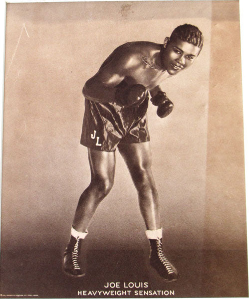 LOUIS, JOE PROMOTIONAL PHOTO POSTER (1935)