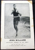 WILLARD, JESS PROMOTIONAL POSTER (AS CHAMPION)