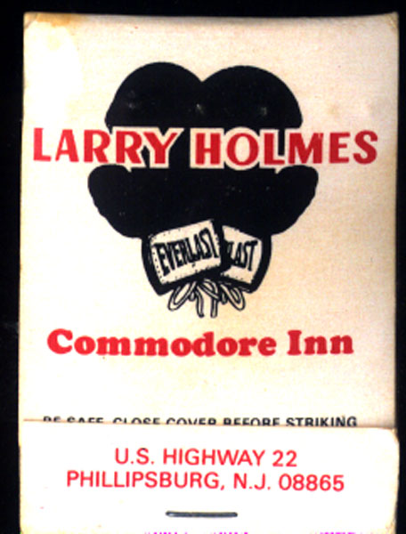 HOLMES, LARRY SOUVENIR MATCHBOOK