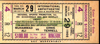 ALI, MUHAMMAD-ERNIE TERRELL FULL TICKET (1966-PSA/DNA NM 7)