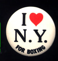 NEW YORK BOXING PINBACK
