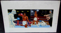 ALI, MUHAMMAD VS. MR. TOOTH DECAY SIGNED ARTWORK (1979)