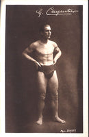 CARPENTIER, GEORGES REAL PHOTO POSTCARD