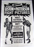 LISTON, SONNY-FLOYD PATTERSON II FIGHT FILM POSTER (1963)