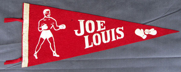 LOUIS, JOE SOUVENIR FELT PENNANT (1940'S)