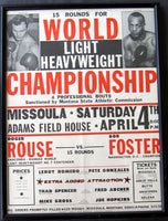 FOSTER, BOB-ROGER ROUSE ON SITE POSTER (1970)