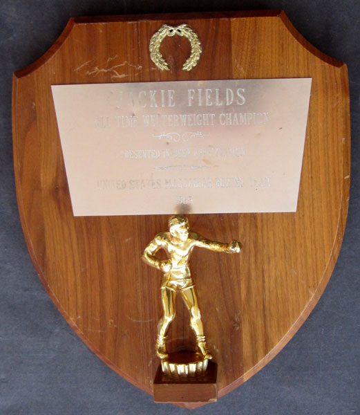 FIELDS, JACKIE ALL TIME WELTERWEIGHT AWARD (1965)