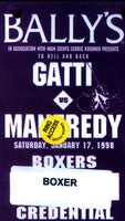 GATTI, ARTURO-ANGEL MANFREDDY CREDENTIAL (1998)