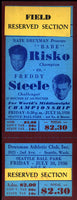 STEELE, FREDDY-"BABE" RISKO FULL TICKET (1936)