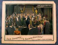 DEMPSEY, JACK IN "A SOCIETY KNOCKOUT" LOBBY CARD (1924)
