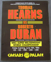 HEARNS, THOMAS-ROBERTO DURAN ON SITE POSTER (1984)