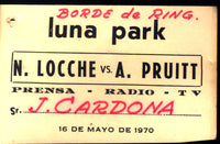 LOCCHE, NICOLINO-ADOLPH PRUITT PRESS PASS (1970)
