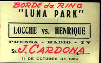 LOCCHE, NICOLINO-JOAO HENRIQUE PRESS PASS (1969)