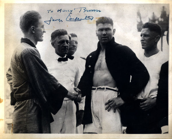 CARPENTIER, GEORGES SIGNED PHOTOGRAPH (DEMPSEY FIGHT-1921-PSA/DNA)
