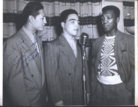 WRIGHT, CHALKY SIGNED PHOTOGRAPH (TO FIGHTER ENRIQUE BOLANOS)