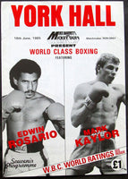 ROSARIO, EDWIN-FRANKIE RANDALL OFFICIAL PROGRAM (1985)