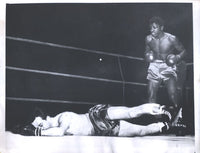 BASSETT, PERCY-JACQUES HERBILLON ORIGINAL WIRE PHOTO (1954)