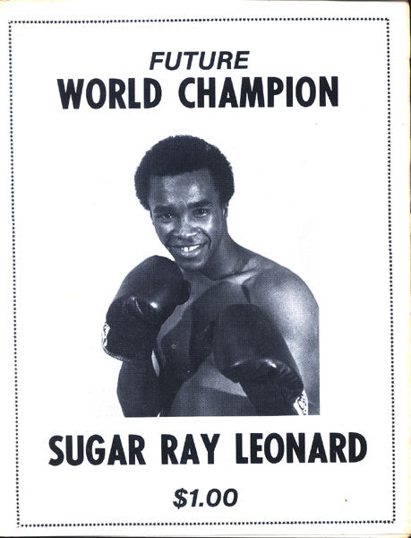 Rocky Ramon LEONARD, SUGAR RAY-ROCKY RAMON SOUVENIR PROGRAM (1978) – JO Sports Inc.