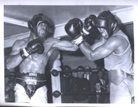 ALI, MUHAMMAD & RAHMAN ALI SPARRING WIRE PHOTO (1966)