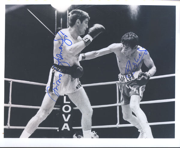 MONZON, CARLOS & NINO BENVENUTI SIGNED PHOTO STINSON LOAS)